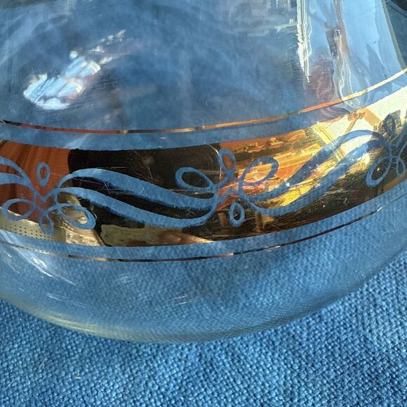 Vintage Retro Cory Glass Coffee Percolator 50s-60s Bakelite Gold Accents MCM - Picture 10 of 11